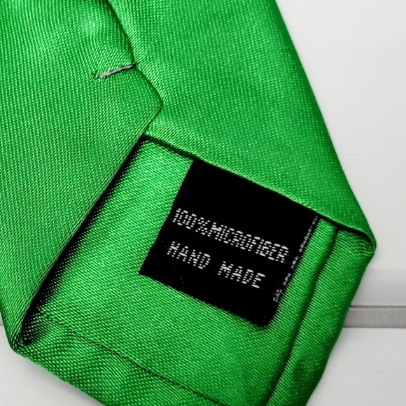 DAN SMITH Lot of 2 Men’s Silk Like Skinny Ties Neon Color(s) 2inW  57inLColor(s - Picture 2 of 3